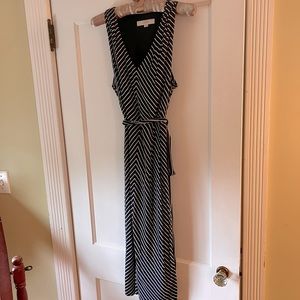 Navy/white striped Loft Dress